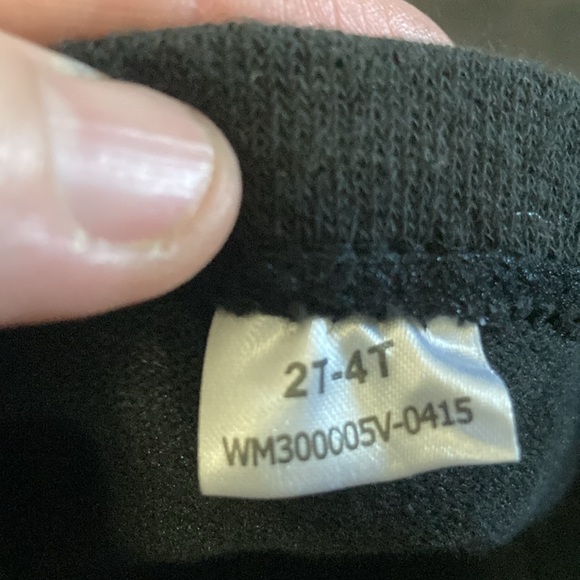 Sparkli polkadotted black sweater tights size 2t/3t - Picture 5 of 7